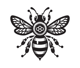 bee clipart vector design,awesome hiking svg,high resolution printable hiking atwork