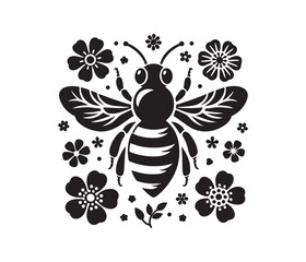 bee clipart vector design,awesome hiking svg,high resolution printable hiking atwork