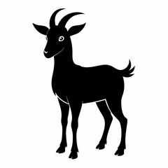 silhouette of a goat vector