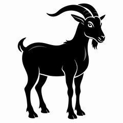 silhouette of a goat vector