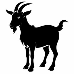 silhouette of a goat vector