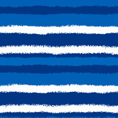 Blue and white stripes on blue background form a continuous seamless pattern