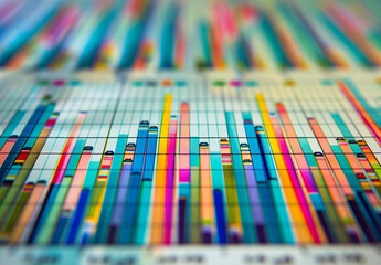 data analysis, realistic style, stock photo