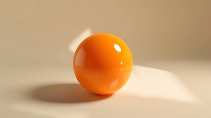 orange ball 3d design