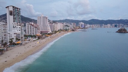 DRONE PHOTOGRAPHY IN ACAPULCO BAY, GUERRERO, MEXICO