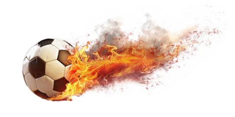 Soccer Ball on Fire