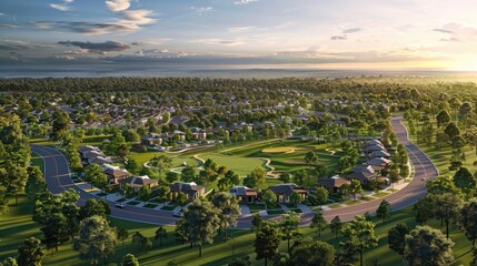 Advanced land development with futuristic planning tools