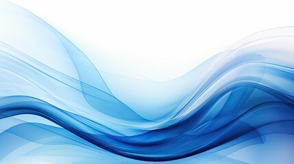 swirling blue wave border