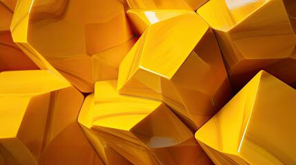 Obraz premium shades yellow abstract