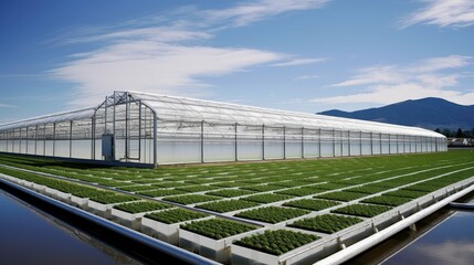 Fototapeta premium hydroponics agriculture california