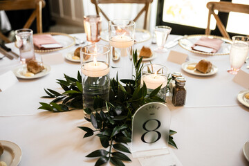 Wedding reception details