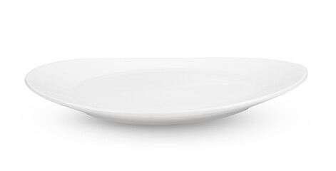 white plate modern isolated on transparent png