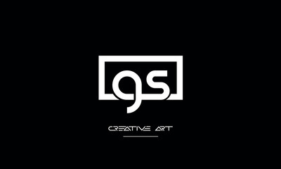 GS, SG, G, S abstract letters logo monogram