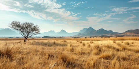 African Savanna nature photography background