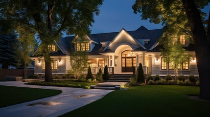 pathway exterior house lighting