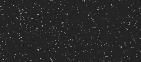 Abstract gray quartz terrazzo marble tile black background. Terrazzo stone mosaic texture. quartz surface for bathroom or kitchen countertop. marble texture design terrazzo texture.	