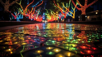 festive christmas lights backgrounds