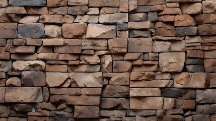 Obraz premium shades brown stone texture