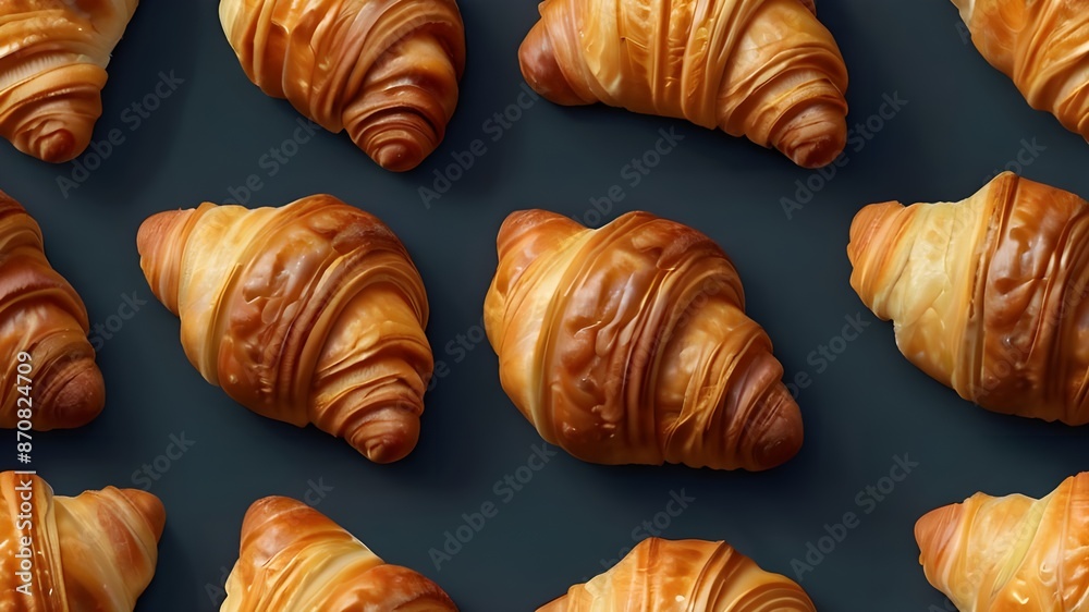 Wall mural croissant