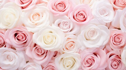 Fototapeta premium blooms pink and white flowers