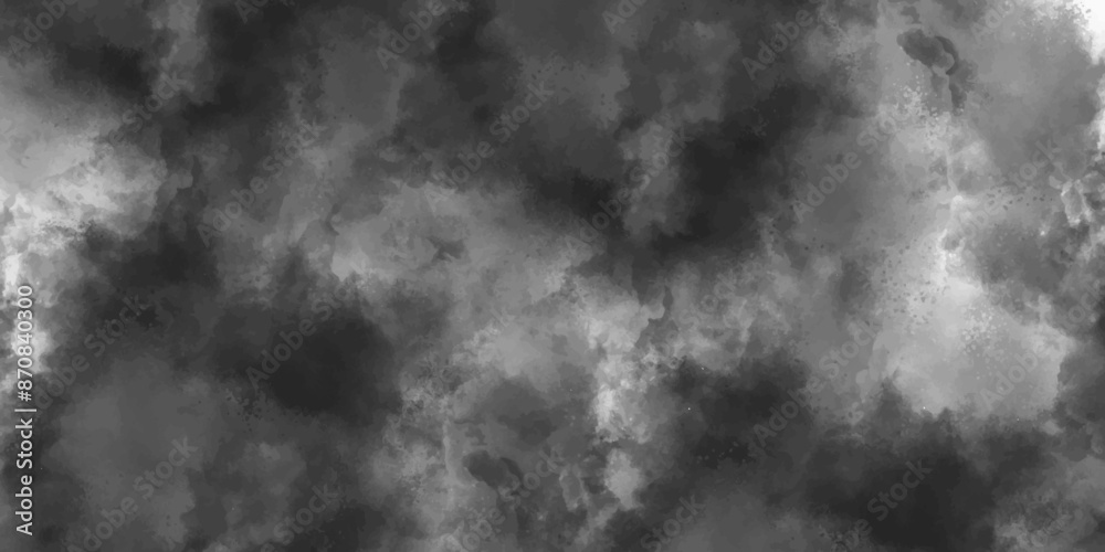 Aufkleber Abstract Steam Mist Fog and Dust Particles Crafting an Intriguing Texture of Smoke on transparent Background. Smoke and powder overlay Effects. Dark storm clouds in sky.