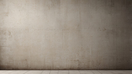 Fototapeta premium Wide Concrete Texture Background Wall with Floor Panorama for Composing