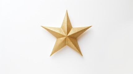 Obraz premium star white background gold stars