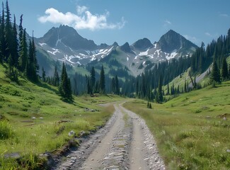 Fototapeta premium The Enchantments, a beautiful alpine basin in the heart of the Cascade Range of Washington State