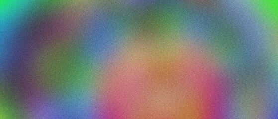 Abstract Colorful Grainy Gradient Background Blurred Defocused Noise Texture Effect Template For Banner, Poster, Wallpaper, Backdrop, Presentation