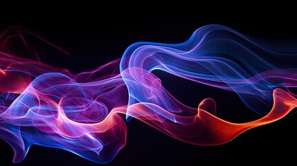Obraz premium swirling smoke lights