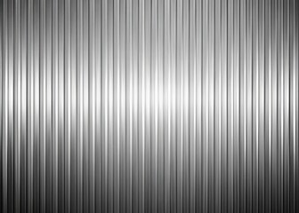 Metallic silver background with subtle gradient and nuanced light effect, showcasing intricate textured stripe pattern, evoking modernity and industrial sophistication.
