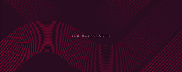Abstract red background. Lines decorative shape texture design vector.