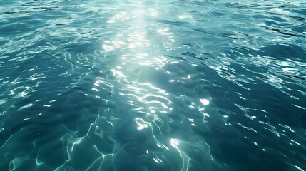 Tranquil Reflections in Crystal-Clear Water Landscape