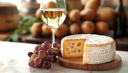  cheese and  wine