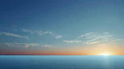 Obraz premium sunset over the ocean
