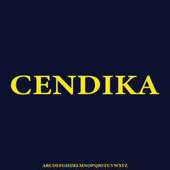 modern futuristic font vector set