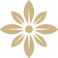 flower lotus and spa or luxury floral beauty logo icon