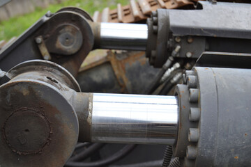 photography of heavy machinery and details