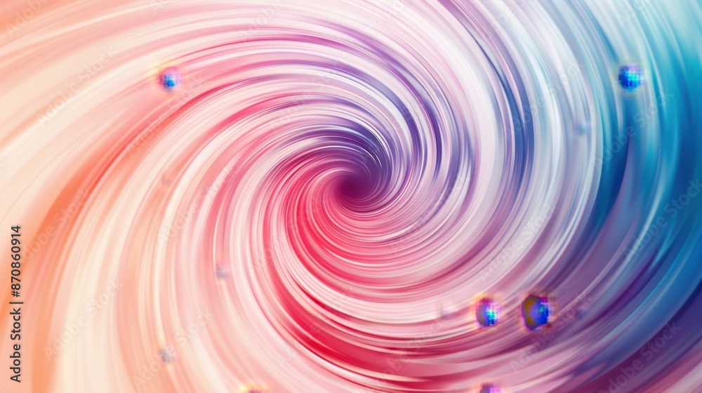 Aufkleber vivid abstract background featuring a colorful swirl of pink, blue, and white, creating a dynamic an
