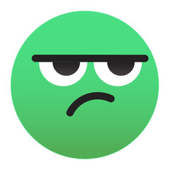 Green envy emoji