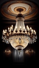 Obraz premium chandelier in the hotel