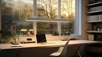 Fototapeta premium pendant home office light