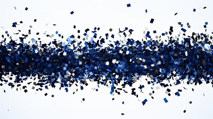 Fototapeta premium composition dark blue confetti