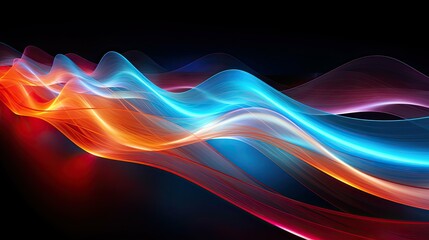 Fototapeta premium photograph light wave