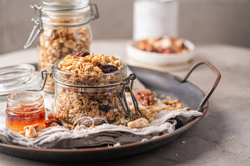 Delicious homemade granola