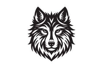 Wolf silhouette set vector design big pack of illustration and icon
