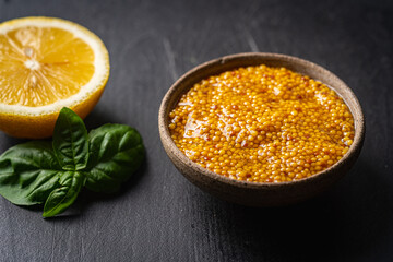 Fresh organic mustard