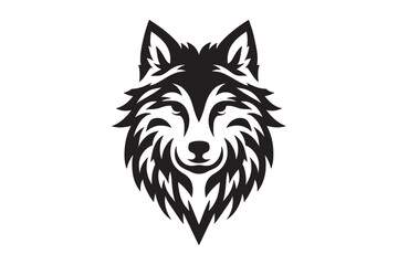 Fototapeta premium Wolf silhouette set vector design big pack of illustration and icon