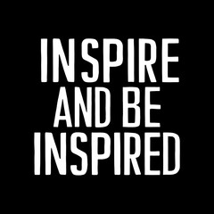 Obraz premium inspire and be inspired