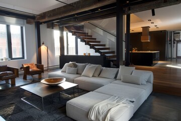 Fototapeta premium Modern NYC Interior Architecture